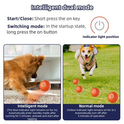 Smart Dog Toy Ball Electronic Interactive Pet Toy Moving Ball & Shell USB Automatic Bouncing for Puppy Birthday Gift Cat Product